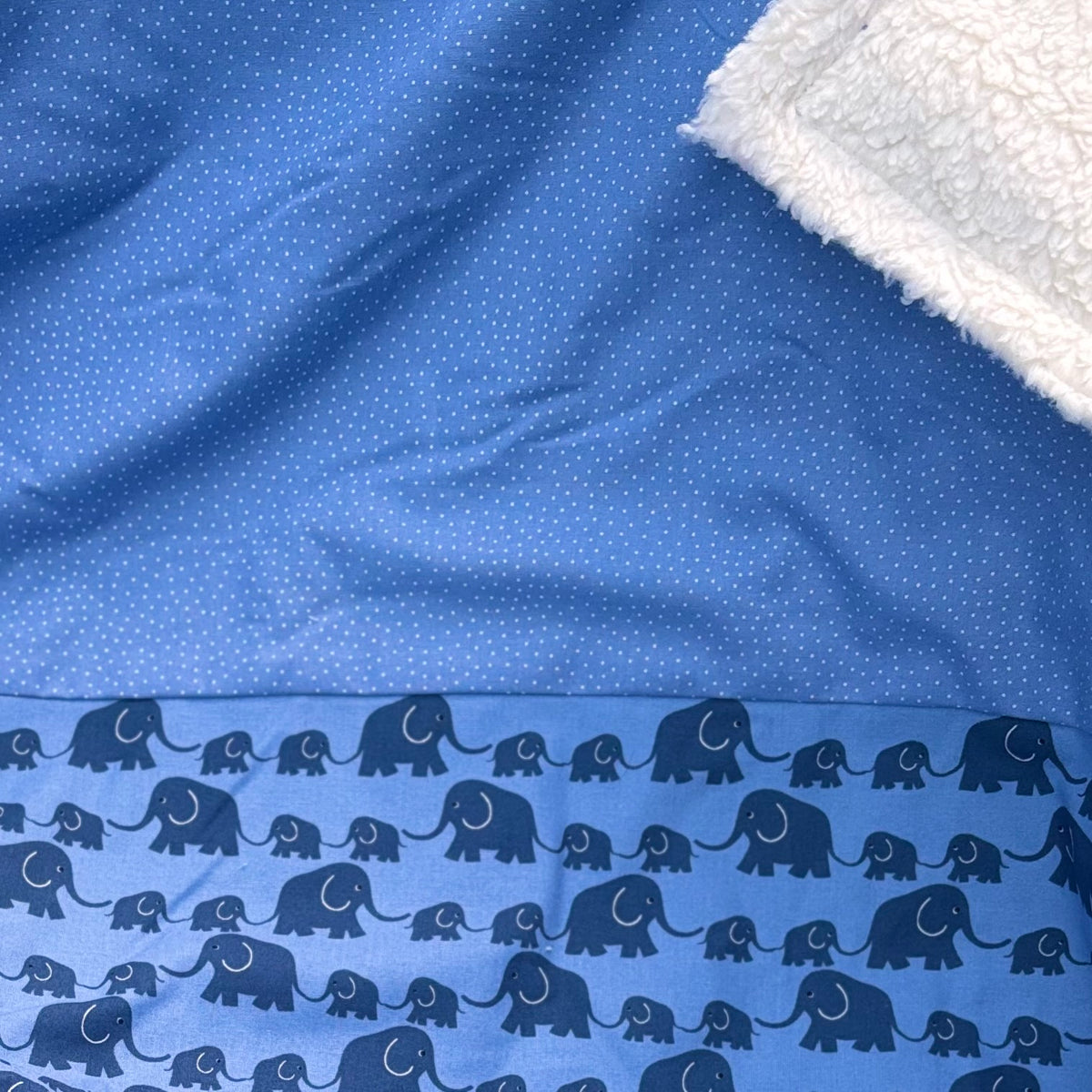 Decke Westfalenstoffe Elefanten blau