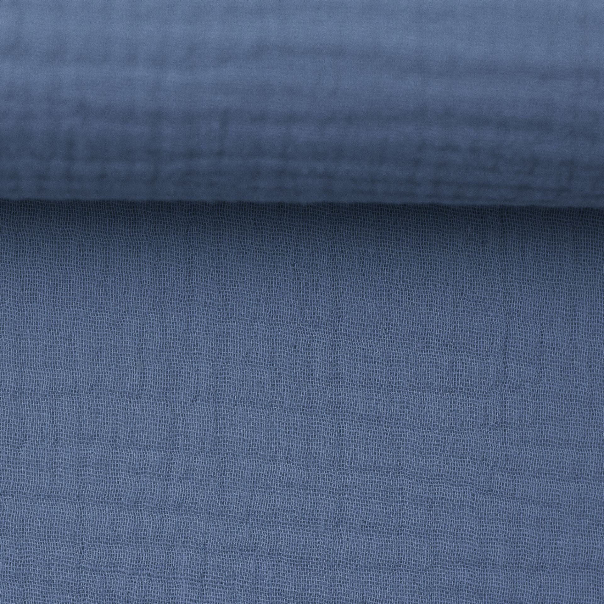 Musselin / Double Gauze – Rauchblau