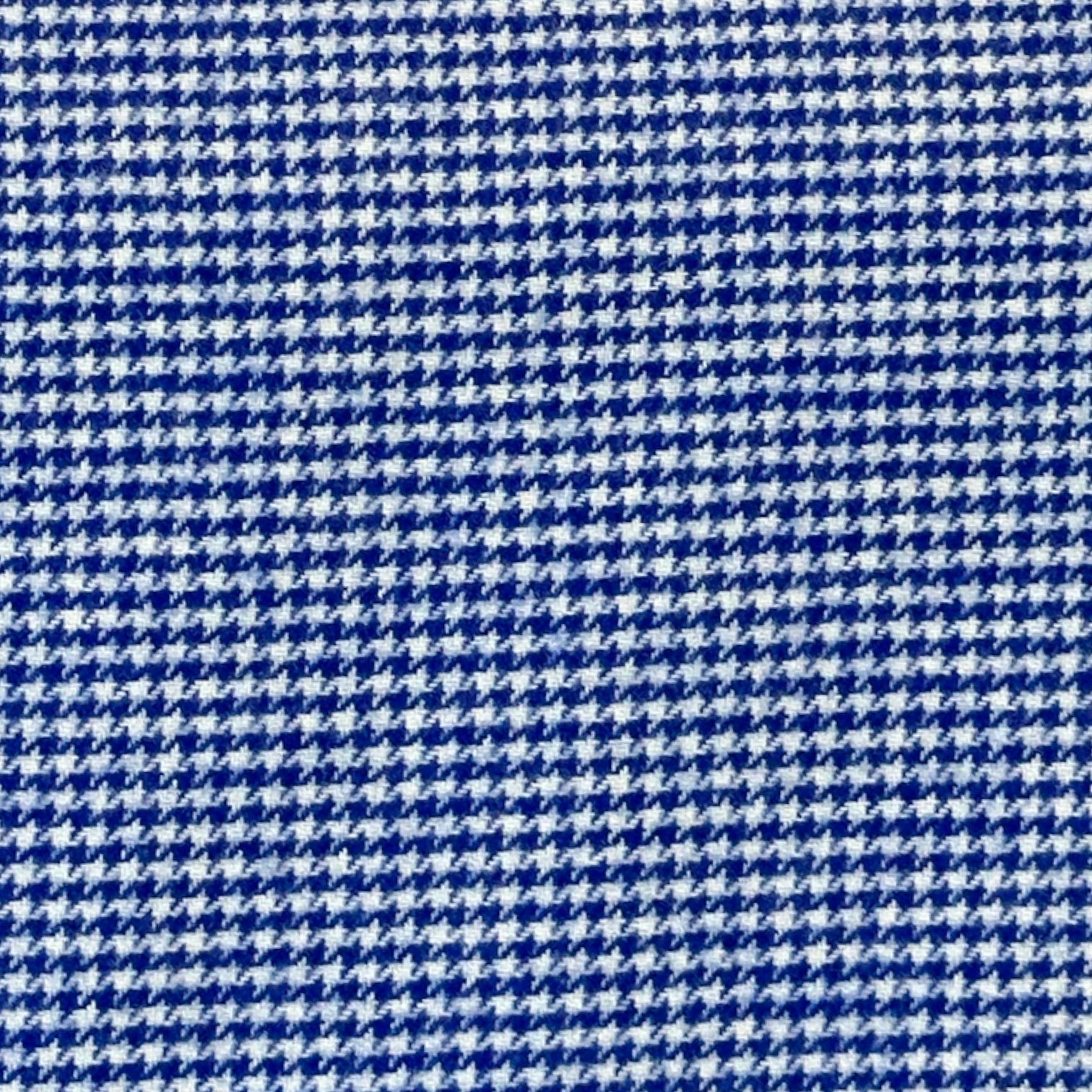 Baumwollstoff Cobalt - Flanell Vichy