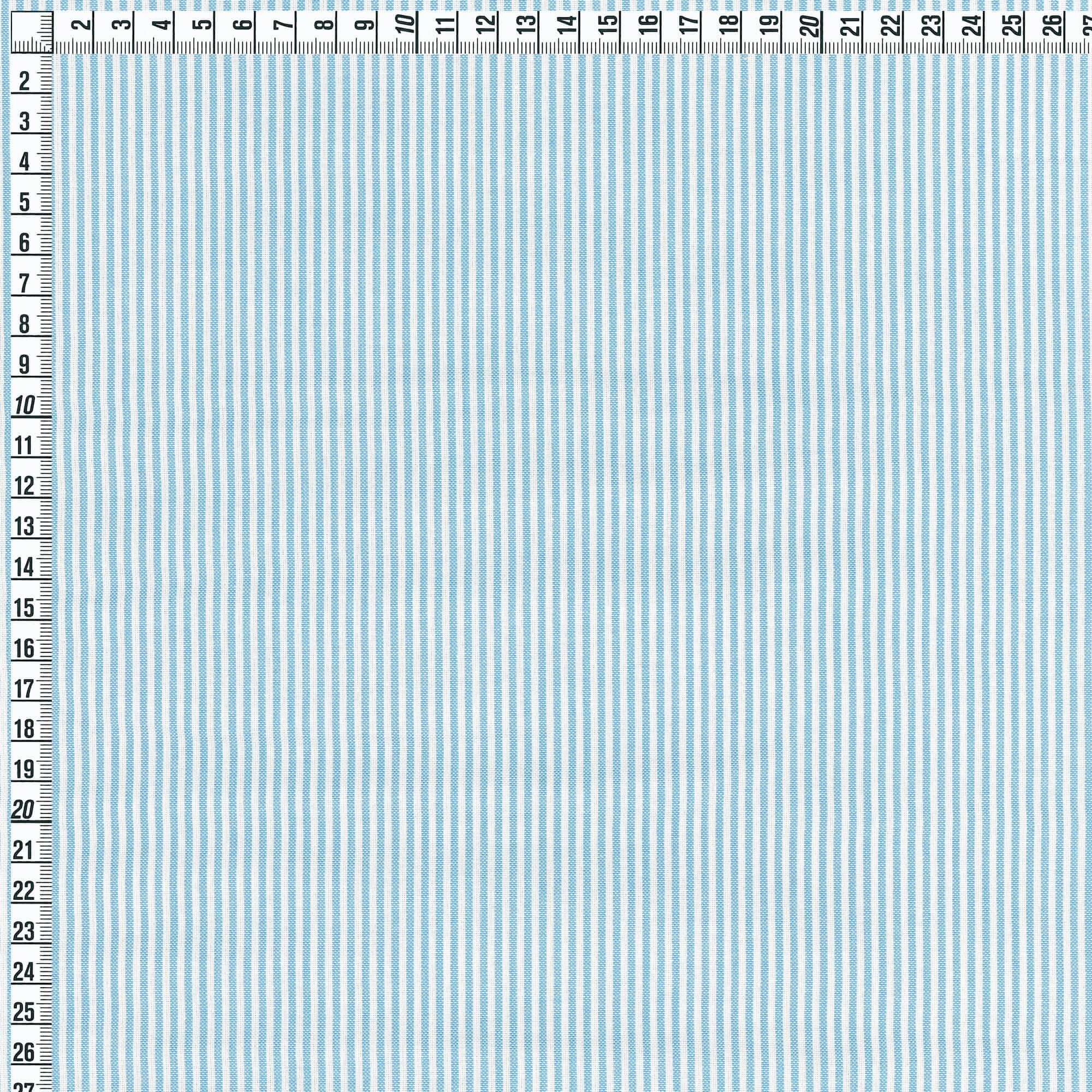 Baumwollstoff Vichy hellblau