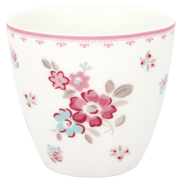 Latte cup Becher Elba white
