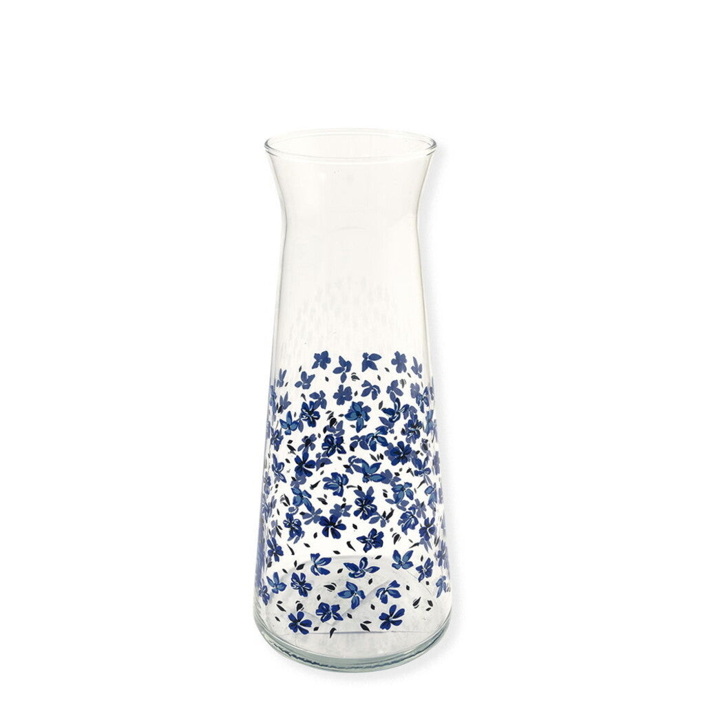 Glaskaraffe Dahla Blue