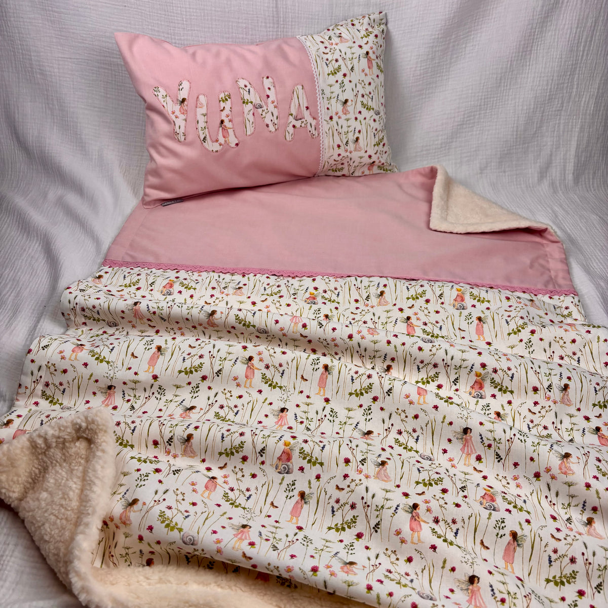 Decke Westfalenstoffe Elfen Rosa