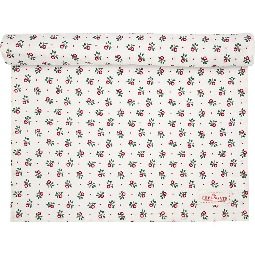 GreenGate Tischdecke Abi Petit white (100 x 100 cm)