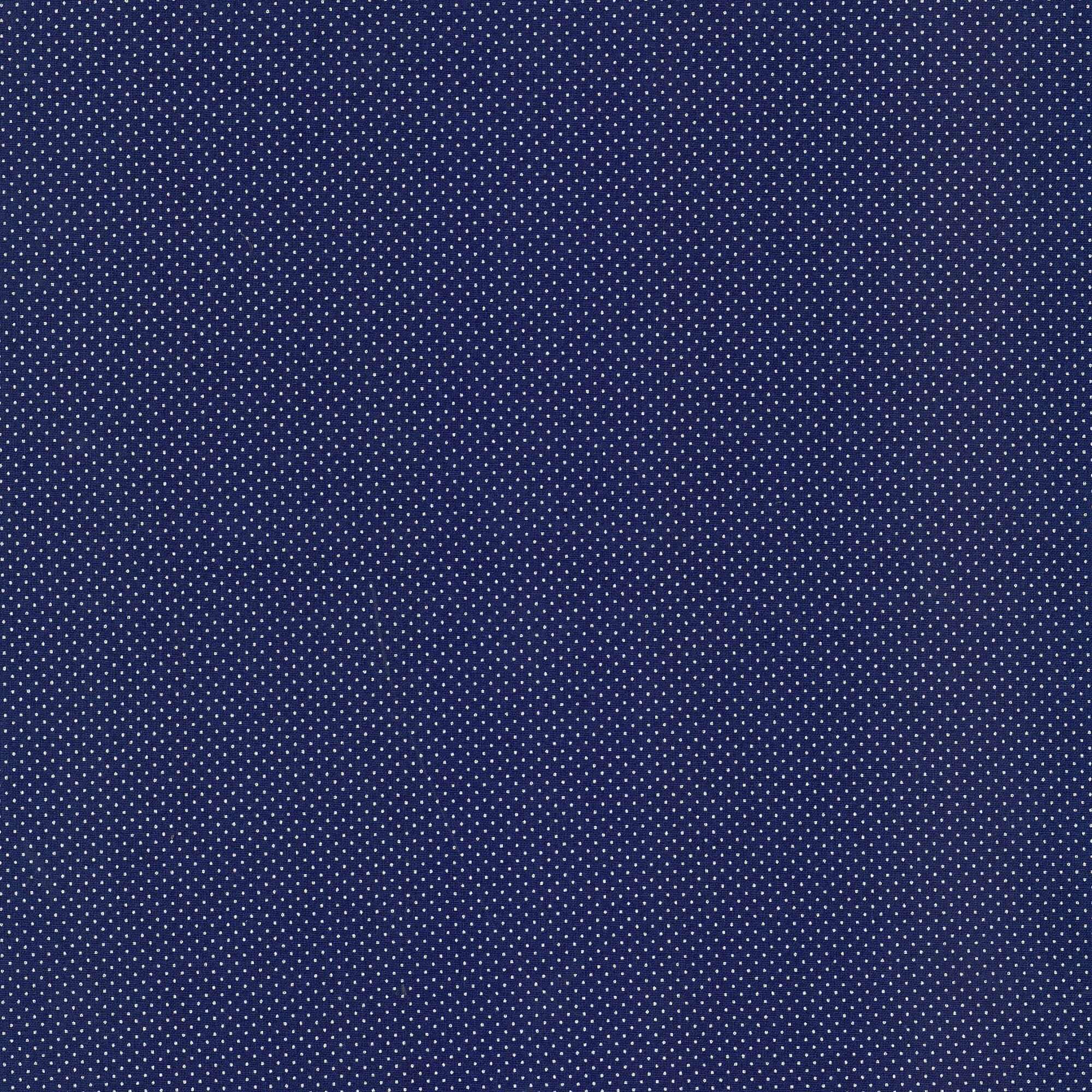 Baumwollstoff Delft Tupfen, dunkel blau