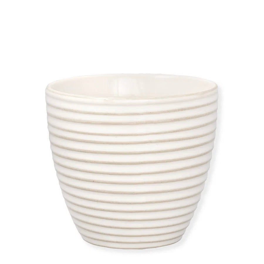 Latte cup Dunes white