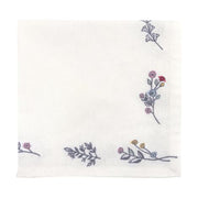 Stoffserviette Venissa White bestickt