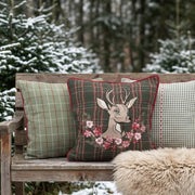 Greengate Kissenbezug Dagmar Deer Green