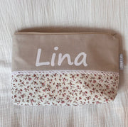 Kultur - Windeltasche Blumenwiese / Beige