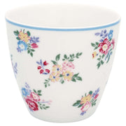 Latte cup Becher Elena petit white