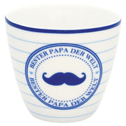 Latte cup Becher Papa Blue