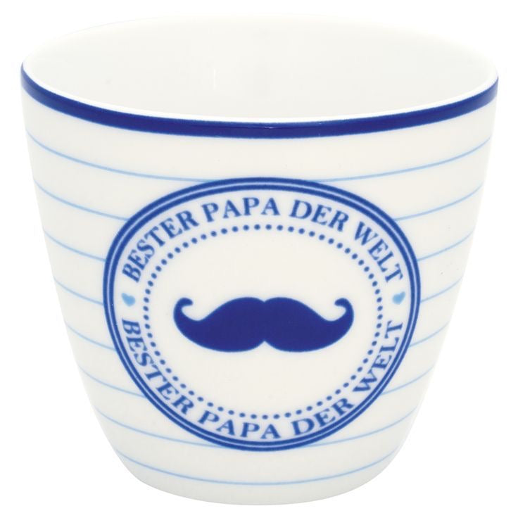 Latte cup Becher Papa Blue