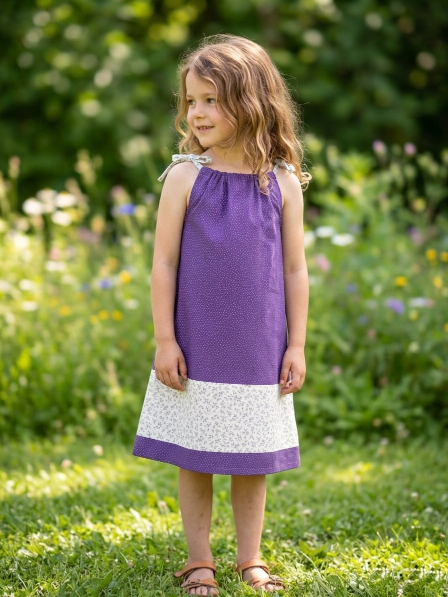 Baumwollstoff Capri Blumenflieder