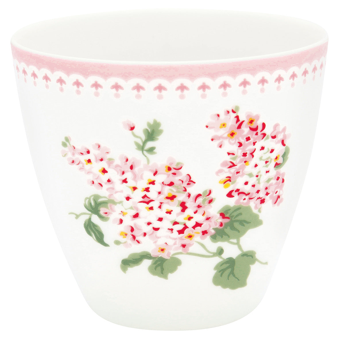 Latte cup Becher Luna white