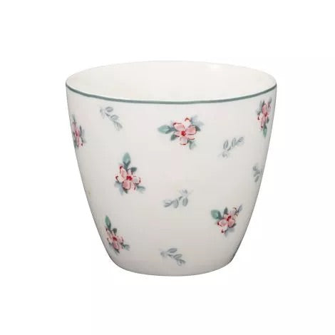 Latte cup Becher Jalia white