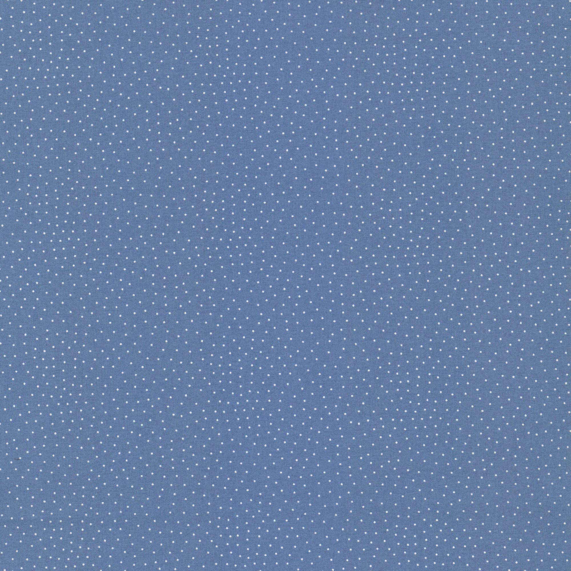 Baumwollstoff Tupfen Blau