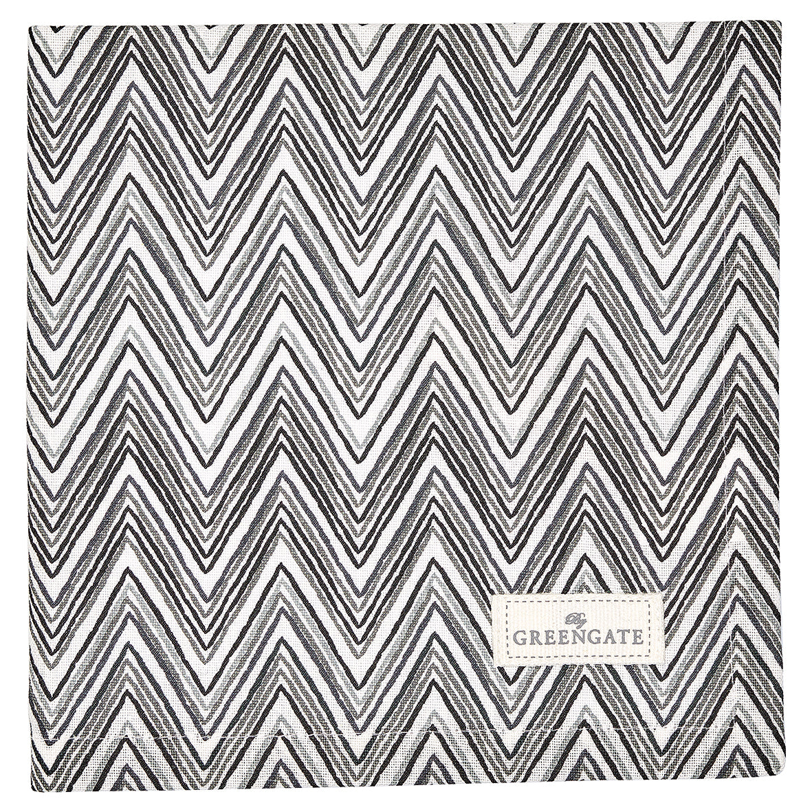 Stoffserviette Zinna Grey