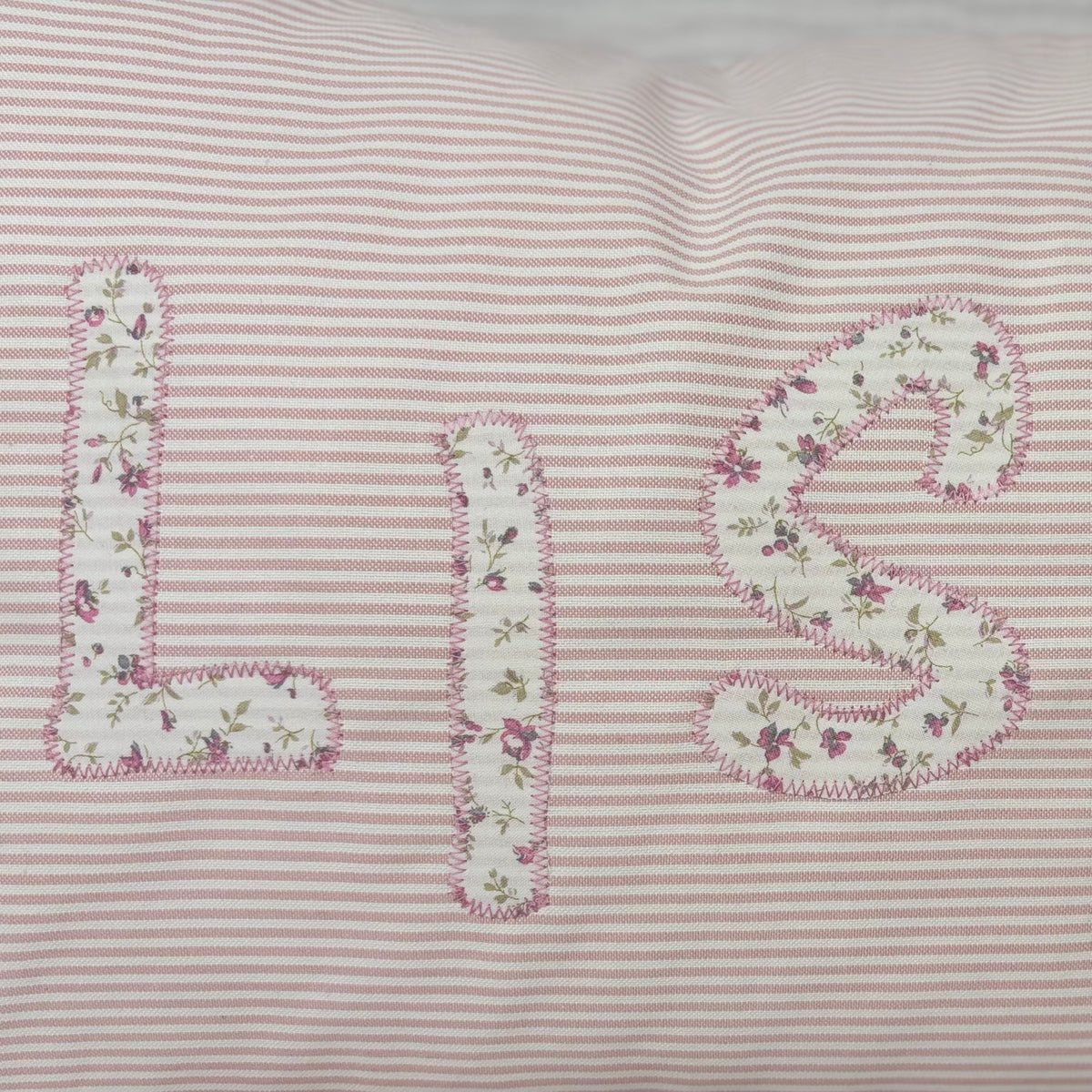 Namenskissen Altrosa Lissy