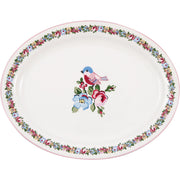 Servierplatte oval Ellie White