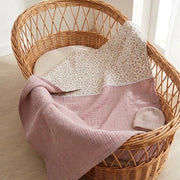 Leichte -Babydecke Westfalenstoffe Blumenwiese & Musselin