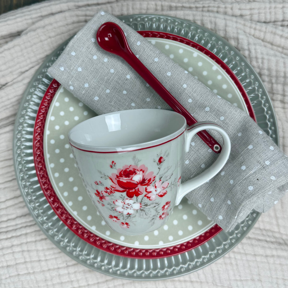 Mug Becher Marie beige