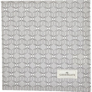 Stoffserviette Rani pale grey