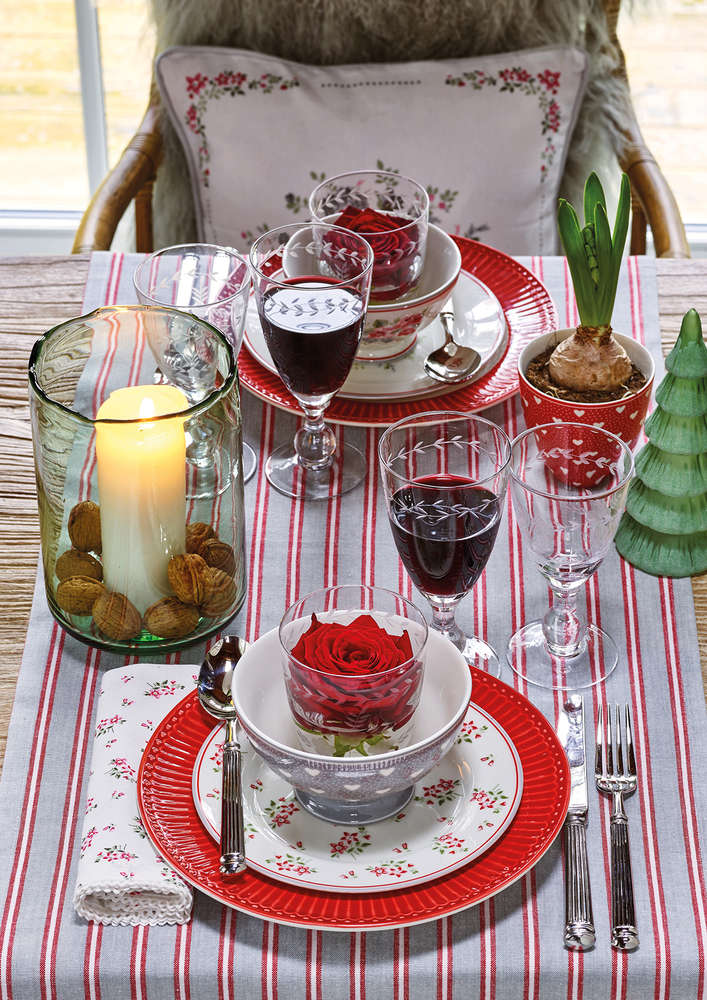 GreenGate Tischdecke Penny Red (130 x 170 cm)