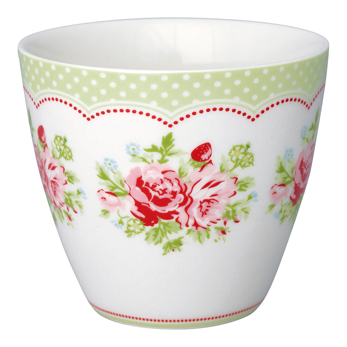 Latte cup Becher Mary white