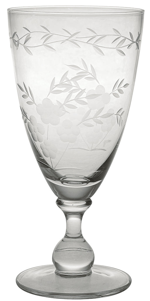 Weinglas / Sektglas mit Schliff