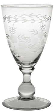 Weinglas / Sektglas mit Schliff