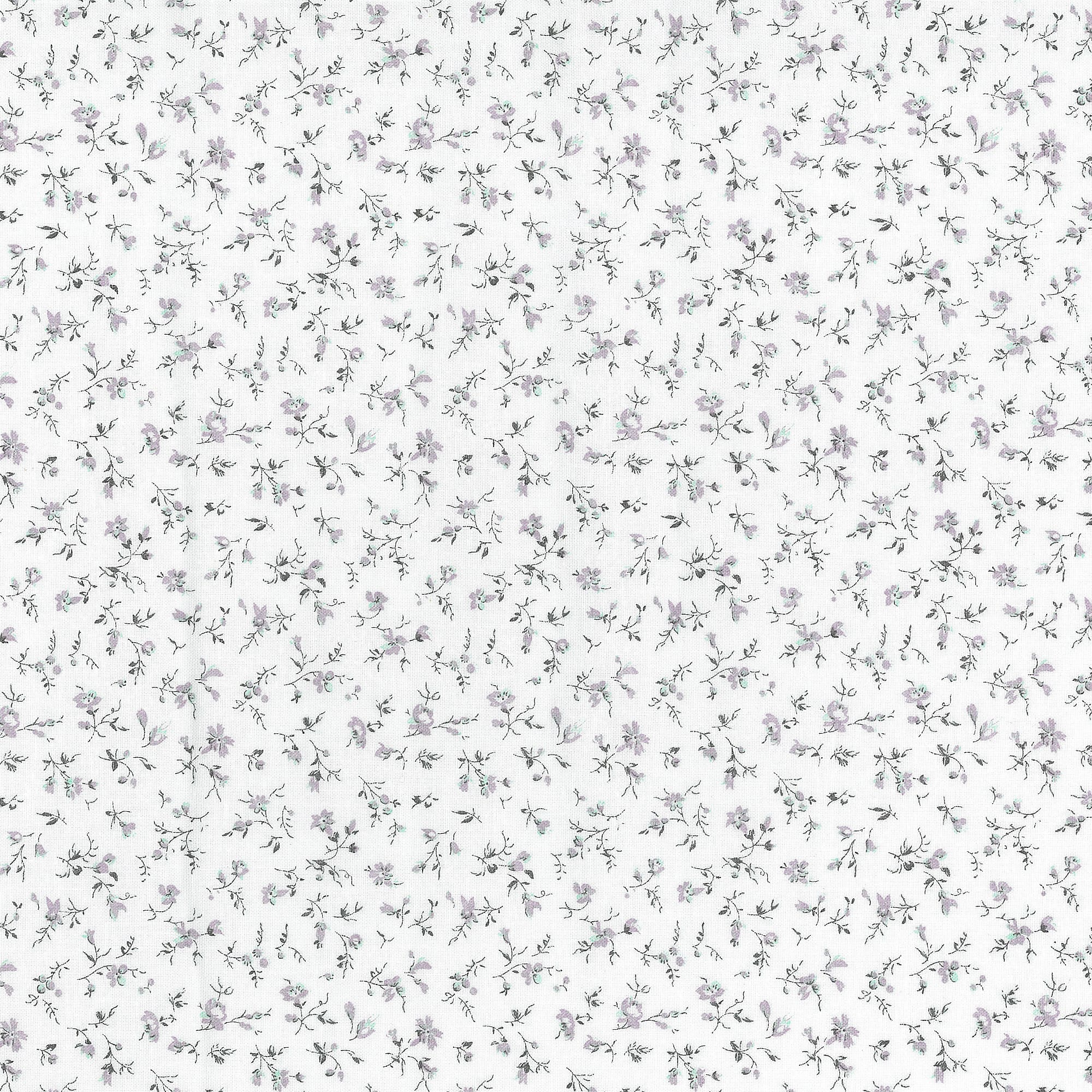 Baumwollstoff Capri Blumenflieder