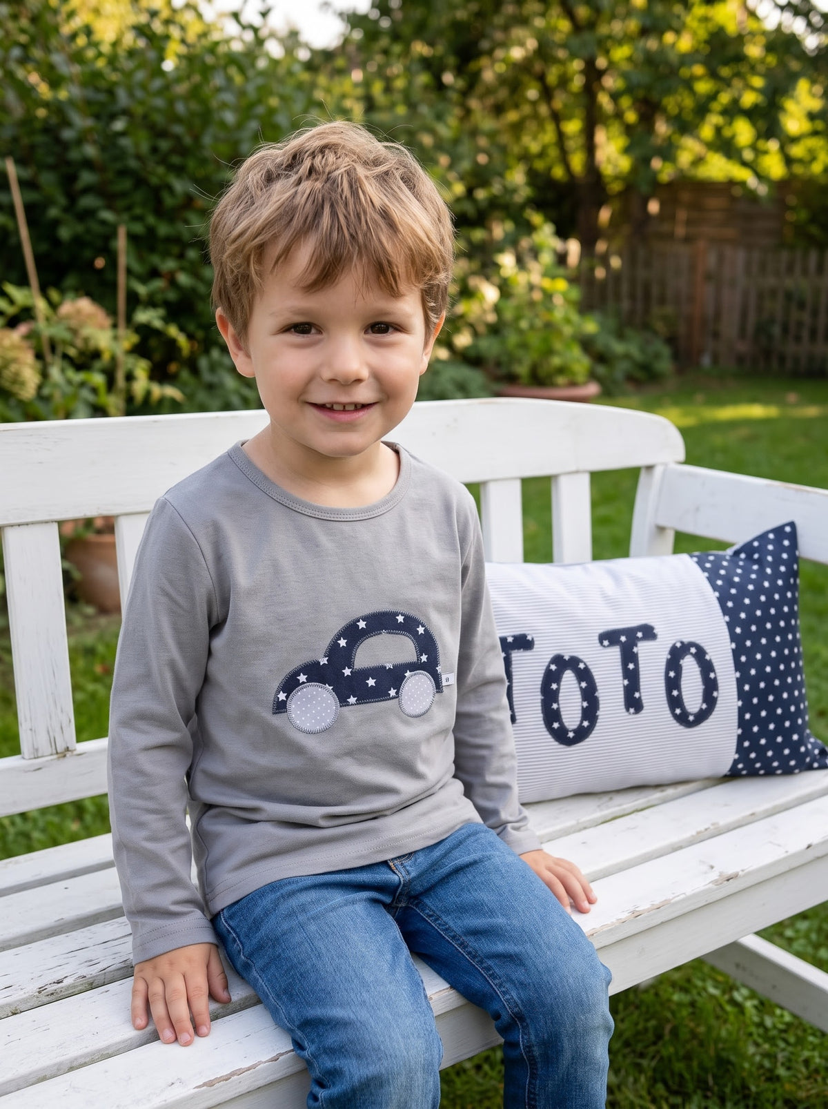 Shirt Grau Auto
