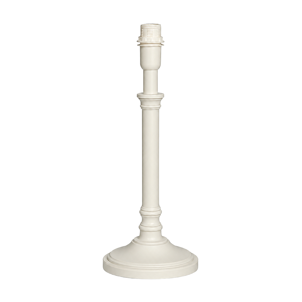 Weißer Lampenfuß Ivar, ca. 33 cm hoch, mit E14-Fassung