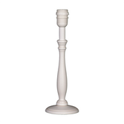Weißer Lampenfuß Svante, 36 cm hoch, mit E27-Fassung