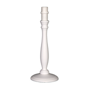 Weißer Lampenfuß Svea, 31 cm hoch, mit E14-Fassung