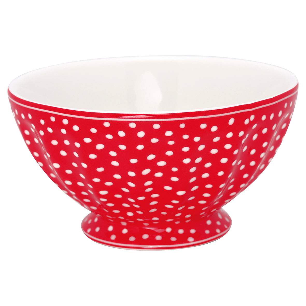 French Bowl Dot red