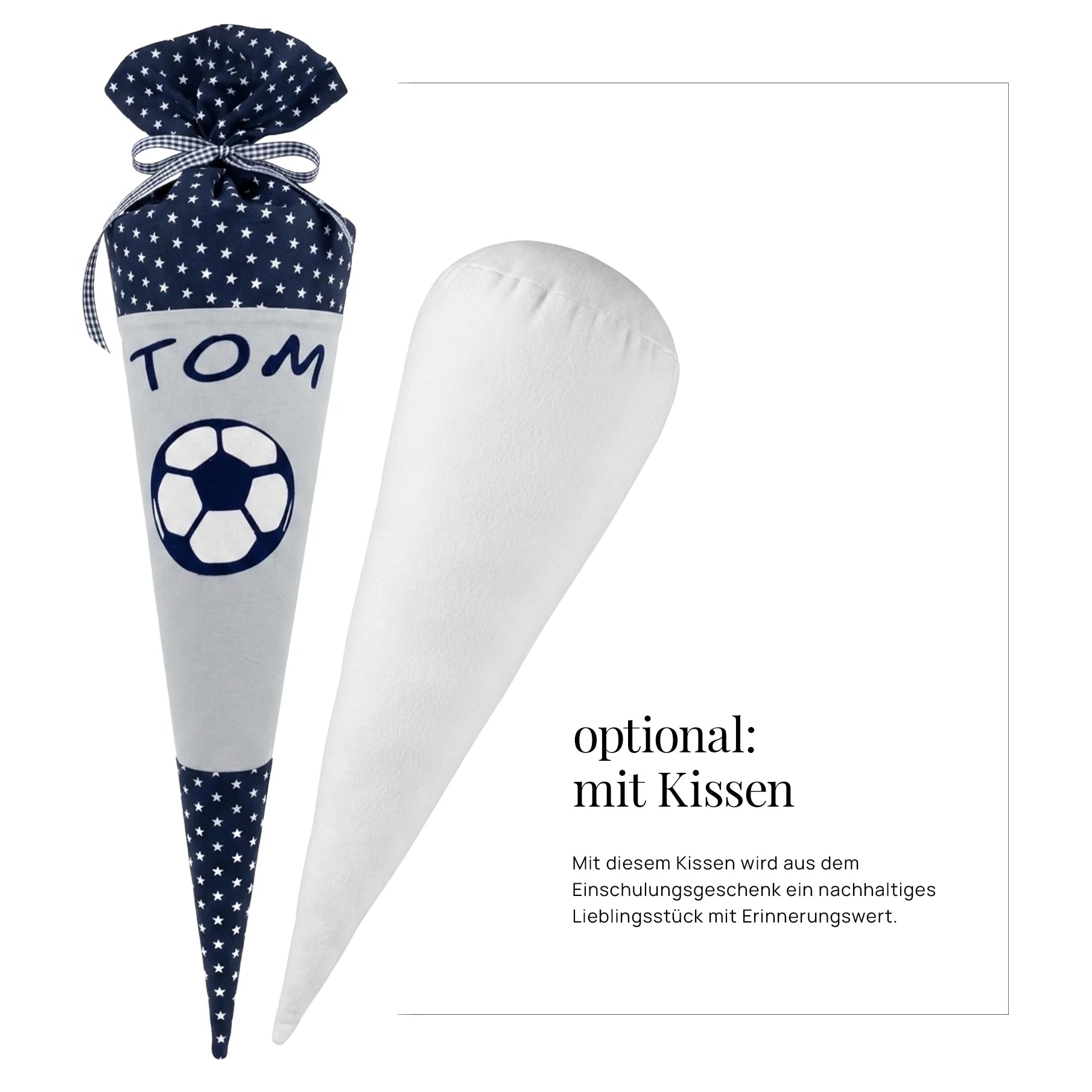 Schultüte Fußball - Sterne