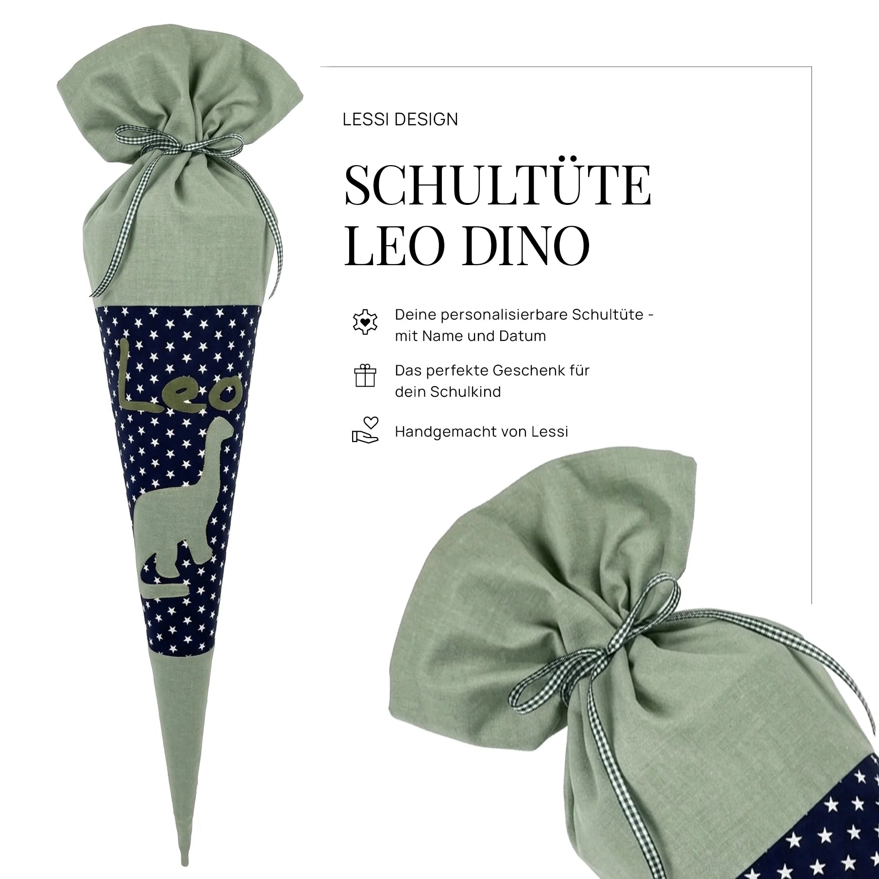 Schultüte Leo Dino